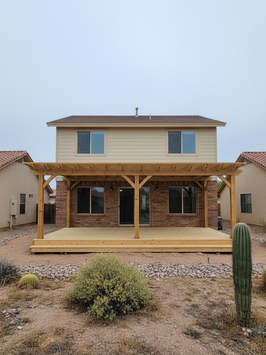 Deck Staining & Sealing completed by Marana Deck Co in Casas Adobes, AZ