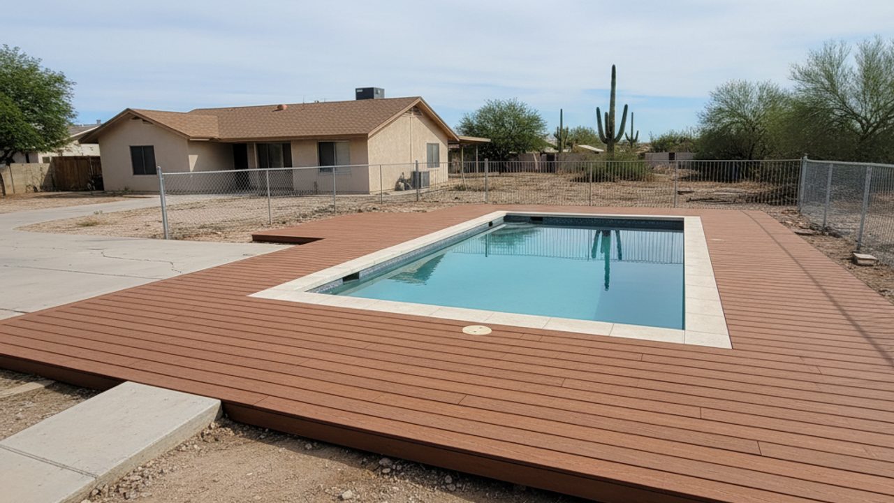 Railing Installation & Repair completed by Marana Deck Co in Catalina, AZ
