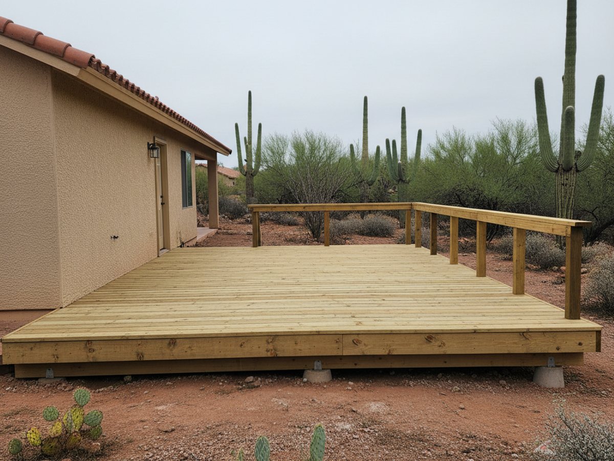 Railing Installation & Repair completed by Marana Deck Co in Green Valley, AZ