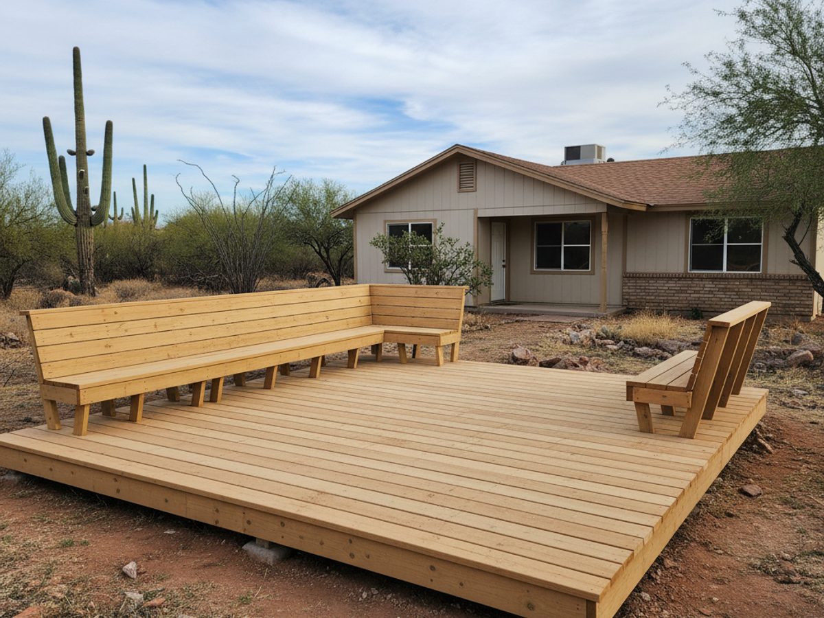 Pergolas & Shade Structures completed by Marana Deck Co in Vail, AZ